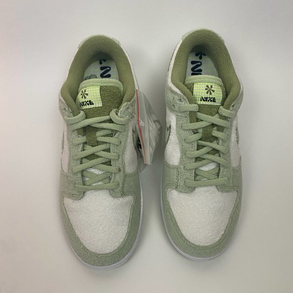 Nike Dunk Low Green Fleece - DQ7579-300 - Picture 3 of 16